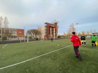 Товарищеский футбольный матч между ПСК и СК "Темп