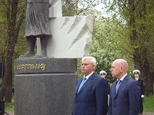 Открытие памятника Ольги Берггольц
