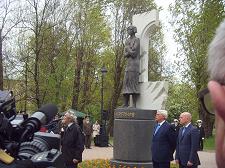 Открытие памятника Ольги Берггольц