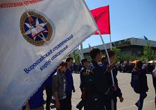 Празднование в Москве 10-летия Всероссийского студенческого корпуса спасателей 11 мая 2011г.