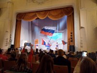 Участие студентов в молодежной акции, приуроченной ко Дню воссоединения Крыма с Россией