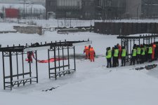 Оказание помощи пострадавшим в ледяной полынье в зимнее время