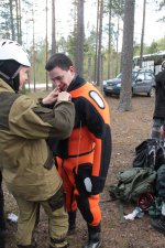 Практические занятия по проведению поисково-спасательных работ в лесной таёжной местности