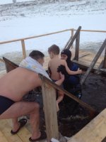 Безопасность крещенских мероприятий на акватории реки Тосна в Ленинградской области