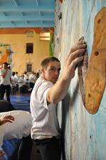 Соревнования по скалолазанию среди школьников Невского района Санкт-Петербурга