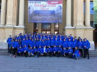 Торжественная церемония чествования  Флага  WorldSkills  Kazan-2019