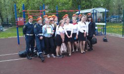 Фестиваль смотра  «Строя и песни», посвященный 314 годовщине  Санкт-Петербурга